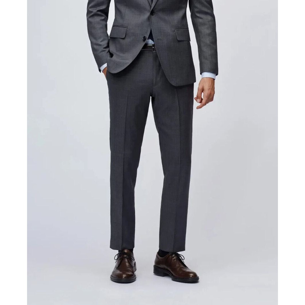 Bonobos Daily Grind Suit Pant Trousers Charcoal Grey Sz 31 X 32 Tailored Fit New